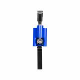 Trigger, Diamond Flat Trigger, Single Stage, Adjustable, 1.5-4.0LB Pull Weight, PVD Finished Hammer and Trigger Shoe, Anodized Finish, Blue AR0-SAB-14-NNF