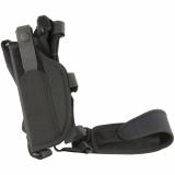 Pro-Pak Horizontal Shoulder Holster Size 5 for 4.5-5 Inch Barrel Large Automatics Black Ambidextrous