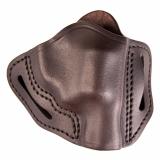 Uncle Mikes Outside Waistband Leather Holster, Fits S&W J-Frame, Ruger LCR and Similar Size Revolvers, Leather Construction, Right Hand, Brown UM-OWB-J-BRW-R