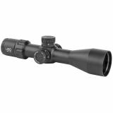 TS Series Rifle Scope, 3-12X44mm, 30mm Main Tube, Front Focal Plane, 1/10 Mil Adjustments, Black Finish, MIL Hunting Reticle (MHR) TS-12X MHR