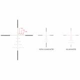 TS Series Rifle Scope, 2.5-20X50mm, 34mm Main Tube, First Focal Plane, 1/10 Mil Adjustments, Black Finish, GenIIXR Reticle TS-20X GENIIXR