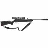 Targis Hunter Max Air Rifle, .22 Pellet, 800 Feet Per Second, Black, w/3-9X32 Scope, Nucleus Rail, Single Shot, Silencair Non-Removable Suppressor 2244241