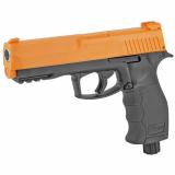 T4E HDP50, Pepper Ball Air Pistol, .50 Cal, 4" Barrel, Black and Orange Color, 6Rd, Inludes 10 Pepper and 10 Rubber Balls 2292131
