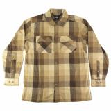Flannel Shirt, Medium, Barren Plaid, Last Line VTX1522 BAR MEDIUM