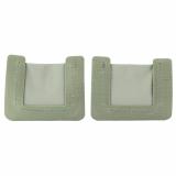Stretch Pocket, Small , Velcro Backing, Elastic Pockets, Gray, 2 Pack VTX5231