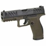PDP Optics Ready |9MM, 4.5" Barrel, Black Slide/Green Frame, Adjustable Rear Sight, 18 Rounds, Striker Fired, Semi-automatic, Polymer Frame Pistol, Full Size, 2858363