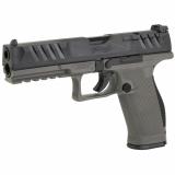 PDP, Striker Fired, Semi-automatic, Polymer Frame Pistol, Full Size, 9MM, 5" Barrel, Black Slide/Gray Frame, Adjustable Rear Sight, Optics Ready, 18 Rounds 2858401