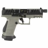PDP Pro, Striker Fired, Semi-automatic, Polymer Frame Pistol, Compact, 9MM, 4.6" Threaded Barrel, Matte Finish, Black Slide, Tungsten Gray Frame, Adjustable Rear Sight, Optics Ready, 18 Rounds, 2 Magazines 2876574