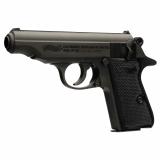 PP, Semi-automatic, DA/SA, Metal Frame Pistol, 32 ACP, 3.3" Barrel, Steel Construction, Matte Finish, Black, Fixed Sights, 8 Rounds 4796030