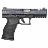 WMP |22 Winchester Magnum, 4.5" Barrel, Matte Finish, Black, 3 Dot Adjustable Sights, Optics Ready, 15 Rounds, 2 Magazines, Includes 3 Optic Plates, Striker Fired, Polymer Frame Pistol 5220300