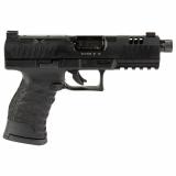 WMP, Semi-automatic, Double Action, Polymer Frame Pistol, 22 Winchester Magnum, 4.9" Threaded Barrel, Matte Finish, Black, 3 Dot Adjustable Sights, Optics Ready, 10 Rounds, 2 Magazines, Includes 3 Optic Plates 5220303