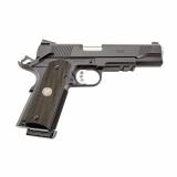 CQB Lightrail, CA Compliant, 1911, Semi-automatic, Metal Frame Pistol, Full Size, 45 ACP, 5" Barrel, Steel Frame, Armor Tuff Finish, Black, Diamondwood Grips, Tritium Night Sights, Ambidextrous Thumb Safety, 8 Rounds, (1) 47OXC 7-Round and (1) 47DOX 8-Ro