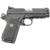 EDCX9, Semi-automatic, Compact, 9MM, 4" Barrel, Black Armor Tuff Finish, Green Fiber Optic Sights, Manual Safety, Lightrail, 15Rd EDCX-CPR-9