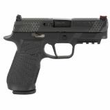 WCP320, Semi-automatic, Striker Fired, Carry, 9MM, 3.9", Black, 17Rd, 2 Magazines, Straight trigger, Fiber Optic Front Sight, Poly, DLC SIG-WCP320C-9BATS