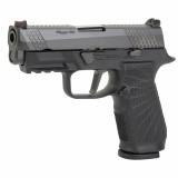 WCP320, Semi-automatic, Striker Fired, Carry, 9MM, 3.9", Black, 17Rd, 2 Magazines, Straight trigger, Fiber Optic Front Sight, Poly, DLC SIG-WCP320C-9BATS