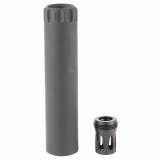 Quell Ultralight, Suppressor, 9MM, Titanium Construction, Armor Tuff Finish, Black, 5/8X24 Threaded, Includes K-Mount Muzzle Device, Storage Case SP-QUELL-H9BLK24