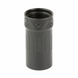Blast Diverter, Rapid Thread, Black, 24MMx1.5MM Internal Thread Pitch SP-RTMBBD