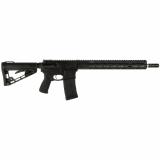 Protector S Carbine, Semi-automatic Rifle, 223 Remington/556NATO, 16" Stainless Steel Barrel, 1/2X28 Threaded with Q-Comp Muzzle Device, Mid-length Gas System, Anodized Finish, Black, Wilson Combat M-LOK Free FLoat Handguard, Wilsom Combat/BCM Starburst