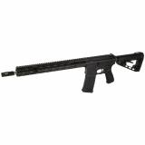 Protector S Carbine, Semi-automatic Rifle, 223 Remington/556NATO, 16" Stainless Steel Barrel, 1/2X28 Threaded with Q-Comp Muzzle Device, Mid-length Gas System, Anodized Finish, Black, Wilson Combat M-LOK Free FLoat Handguard, Wilsom Combat/BCM Starburst