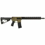 Protector Carbine, Semi-automatic Rifle, 223 Remington/556NATO, 16" Barrel, 1/2X28 Threaded with Q-Comp Muzzle Device, Intermediate length Gas System, Armor-Tuff Finish, Coyote Tan , Wilson Combat M-LOK Free Float Handhuard, Wilson Combat/BCM Gunfighter