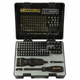 FAT Wrench Driver Set, Includes FAT Wrench, Bit Driver, 98 Bits, and Case, Black 4001004