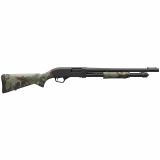 SXP Defender, Pump Action Shotgun, 12 Gauge, 3" Chamber, 18" Barrel, Perma-Cote Finish, Black, Woodland Furniture, Fiber Optic Front Sight, 5 Rounds 512442395