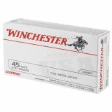 USA Brand .45 ACP 230 Grain Full Metal Jacket 50 Per Box
