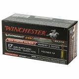 Varmint High Velocity .17 Winchester Super Magnum 20 Grain V-Max 50 Per Box