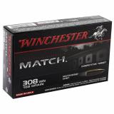 Boattail Match .308 Winchester 168 Grain Sierra MatchKing Boattail Hollow Point