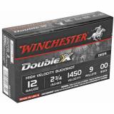 Double X High Velocity Buckshot Copper Plated Buffered 12 Gauge 2.75 Inch 1450 FPS 9 Pellets 00 Buck