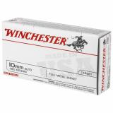 USA, 10MM, 180 Grain, Full Metal Jacket, 50 Round Box USA10MM