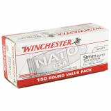 USA Ammo Value Pack |9MM, 124 Grain, Full Metal Jacket, 150 Round Box USA9NATO