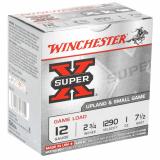 Super-X Game Load 12 Gauge 2.75 Inch 1290 FPS 1 Ounce 7.5 Shot