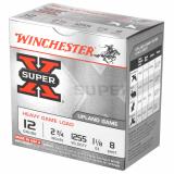 Super-X Heavy Game 12 Gauge 2.75 Inch 1255 FPS 1.125 Ounce 8 Shot Box of 25 Rounds
