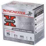 Super-X Game Load 16 Gauge 2.75 Inch 1165 FPS 1 Ounce 6 Shot