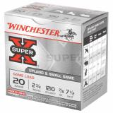 Super-X Game Load 20 Gauge 2.75 Inch 1210 FPS .875 Ounce 7.5 Shot