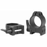 Warne 1 inch, QD, Medium Matte Rings