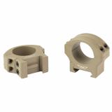 HyperLite Rings, 1" Low, Matte Finish, Flat Dark Earth, Fits Picatinny 8500DE