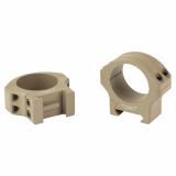 HyperLite Rings, 30mm Low, Matte Finish, Flat Dark Earth, Fits Picatinny 8513DE