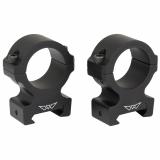 Vapor Horizontal, 1", High Rings, Matte Finish, Black, Fits Picatinny V602M