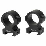 Vapor Horizontal, 30mm, High Rings, Matte Finish, Black, Fits Picatinny V615M