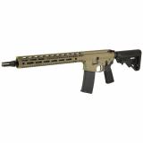 Type 15, Semi-automatic Rifle, AR, 556 NATO, 14.5" Barrel with Pinned Silencer Co ASR Muzzle Device (16" OAL), Cerakote Finish, Flat Dark Earth, Mid Length Gas System, 13.7" Free Float M-LOK Handguard, Hiperfire EDT2 Heavy Gunner Trigger, B5 Stock and Gr
