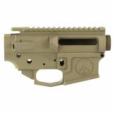 T15, Billet AR-15 Receiver Set, Cerakote Finish, Flat Dark Earth, Includes Upper and Lower Stripped Reciever T15-SET-FDE