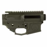 T15, Billet AR-15 Receiver Set, Cerakote Finish, Olive Drab Green, Includes Upper and Lower Stripped Reciever T15-SET-ODG