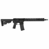 15M, Semi-automatic Rifle, AR, 556 NATO, 14.5" Barrel with Pinned Silencer Co ASR Muzzle Device (16" OAL), Anodized Finish, Black, Mid Length Gas System, 13.7" Free Float M-LOK Handguard, B5 Stock and Grip, 30 Rounds, 1 Magazine T15M-556-14-ASR-BLK