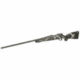 Vanguard, Talon, Bolt Action Rifle, 30-06 Springfield, 26" Fluted Barrel, Muzzle Brake, Cerakote Finish, Graphite Black, Peak 44 Blacktooth Carbon Fiber Stock, Green and White Spinge Pattern, 4 Rounds, Hinged Floorplate Bottom Metal VTE306SR6B