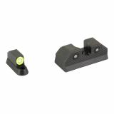 R3D, 2.0, Tritium Night Sight, For CZ P10, Standard Height, Green Front Outline, Green Tritium Front/Rear CZ-R202S-6G