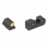 R3D 2.0, Suppressor Height Night Sight, For Glock 43, Orange Front Outline, Green Front/Rear Tritium GL-R206P-6N