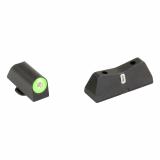 DXT2 Pro Big Dot Sights, Fits Glock 17/19/22/23/24/26/27/31/32/33/34/35/36/38, Taurus G3c/GX4/New Production G3, Walther PDP, Black Nitride Finish, Green, Tritium Front/Rear GL-X201S-5G