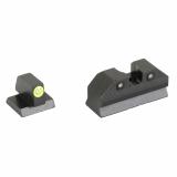 R3D, 2.0, Tritium Night Sight, For Desert Eagle (.44 Mag/.50AE), Standard Height, Green Front Outline, Green Tritium Front/Rear MR-R201S-6G